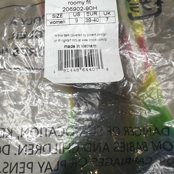 Crocs multi colored wedge - Picture 9 of 9